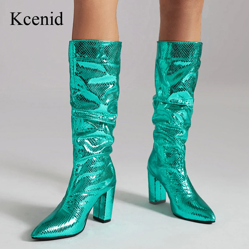 Kcenid New Pointed Toe Knee High Boots For Women Autumn Winter Fashion Pleated Nightclub Party Shoes Woman Plus Size Long Boots
Kcenid New Pointed Toe Knee High Boots For Women Autumn Winter Fashion Pleated Nightclub Party Shoes Woman Plus Size Long Boots