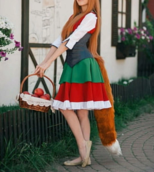 Anime Wolf and Spice Holo cospaly costume dress Horo cute dress suit custom made
Anime Wolf and Spice Holo cospaly costume dress Horo cute dress suit custom made