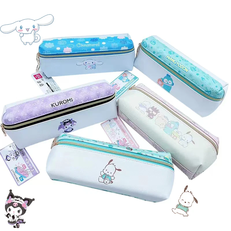 Sanrios Cinnamoroll Kuromi Mymelody kawaii Мультфильм PU пенал двойная молния путешествия косметичка Аниме Сумка Туалет Канцтовары
Sanrios Cinnamoroll Kuromi Mymelody kawaii Мультфильм PU пенал двойная молния путешествия косметичка Аниме Сумка Туалет Канцтовары