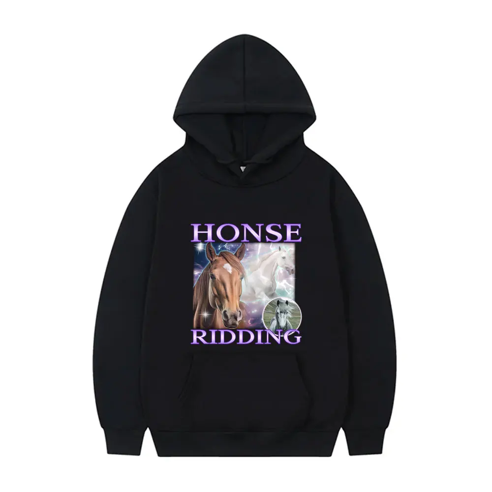 Horse Ridding Funny Meme Hoodie Men Women Casual Fleece Cotton Sweatshirt Male Oversized Clothes Men's Fashion Vintage Hoodies
Horse Ridding Funny Meme Hoodie Men Women Casual Fleece Cotton Sweatshirt Male Oversized Clothes Men's Fashion Vintage Hoodies