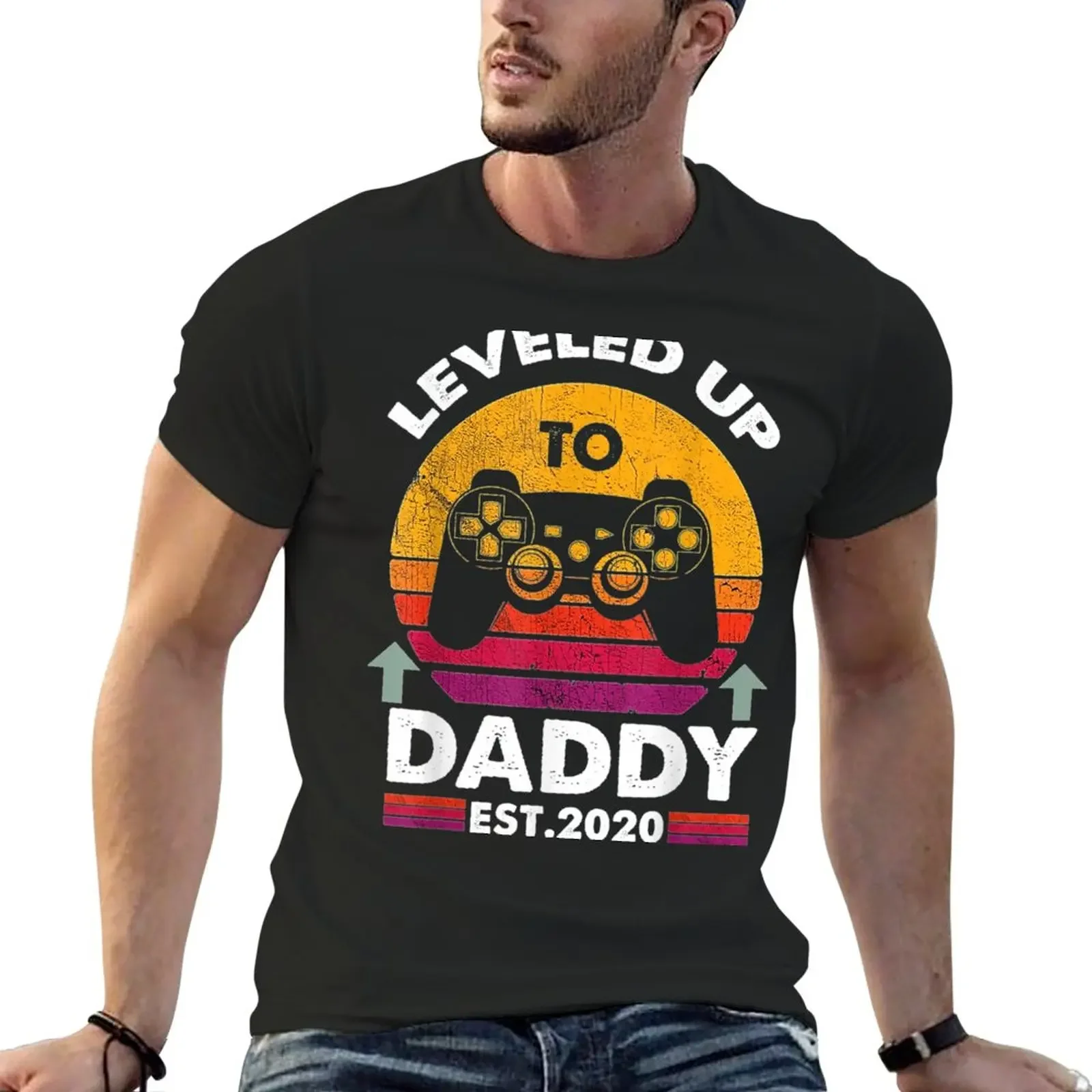 Leveled To Daddy-Vintage Promoted To Daddy 2020 T-Shirt quick-drying graphics mens graphic t-shirts
Leveled To Daddy-Vintage Promoted To Daddy 2020 T-Shirt quick-drying graphics mens graphic t-shirts
