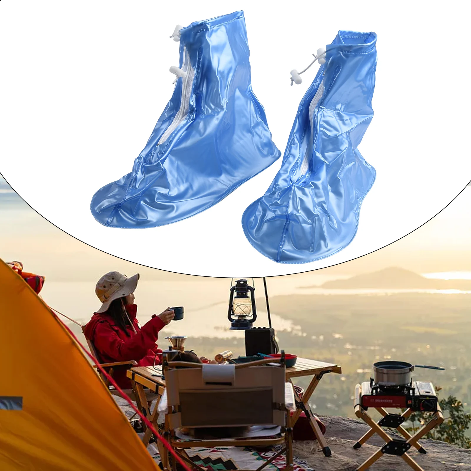 1pair Rain Boot Covers Durable High Quality PVC 200g Reusable Rain Boot Cover Bicycle Waterproof Overshoe Wear Resistant
1pair Rain Boot Covers Durable High Quality PVC 200g Reusable Rain Boot Cover Bicycle Waterproof Overshoe Wear Resistant