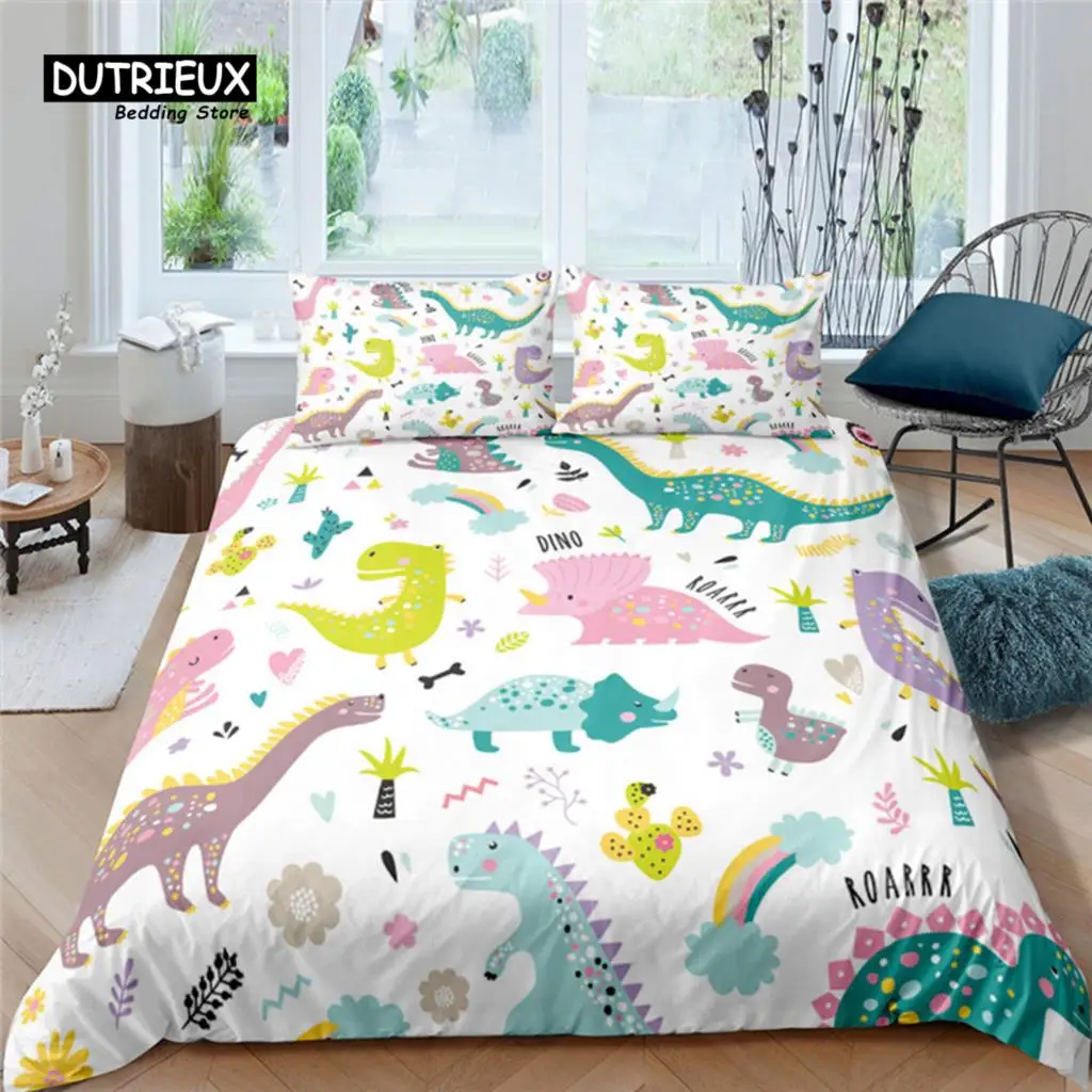 Home Living Luxury 3D Cartoon Dinosaur Bedding Set Comfortable Duvet Cover Set Kids Bedding Set Queen and King EU/US/AU/UK Size
Home Living Luxury 3D Cartoon Dinosaur Bedding Set Comfortable Duvet Cover Set Kids Bedding Set Queen and King EU/US/AU/UK Size