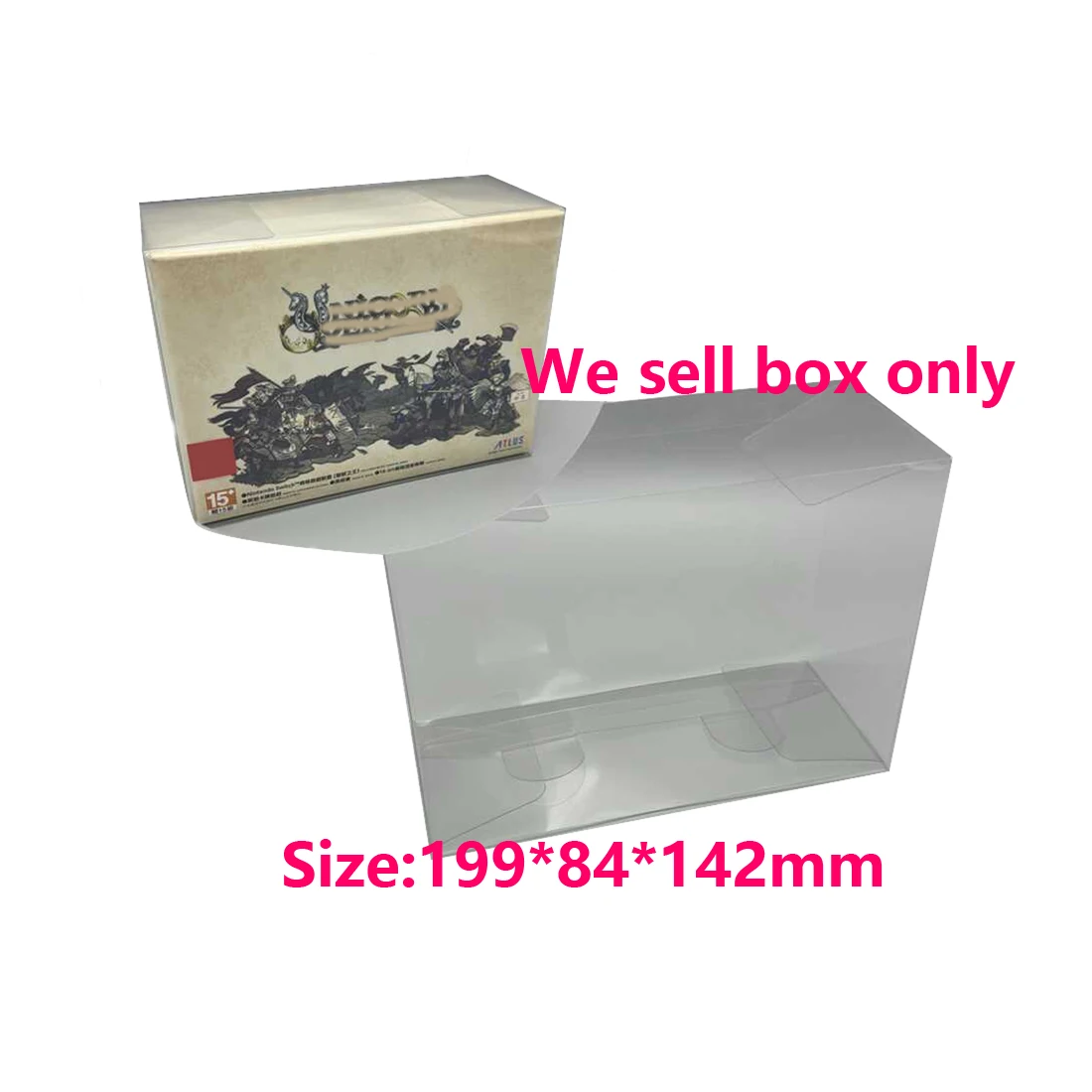 10pcs Transparent display box for PS5/PS4 for Unicorn Overlord Limited Edition HK version protective box
10pcs Transparent display box for PS5/PS4 for Unicorn Overlord Limited Edition HK version protective box