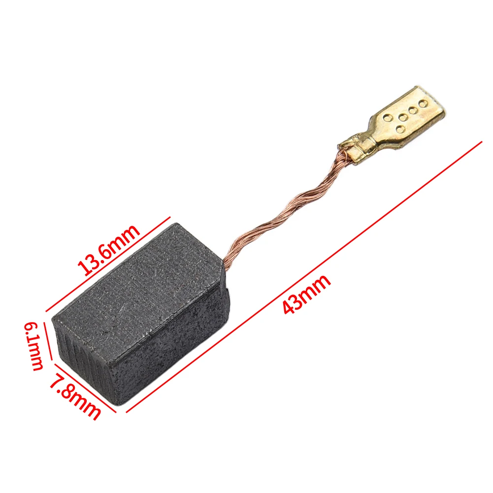 Part Carbon Brushes Copper wire Replacement 20pcs Set For angle grinder Electric Drill Corrosion resistance Durable
Part Carbon Brushes Copper wire Replacement 20pcs Set For angle grinder Electric Drill Corrosion resistance Durable