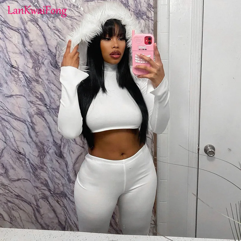 LKF Street casual plush hooded top and pants two-piece set 2023 Autumn/Winter Women's New Long Sleeve Fashion Casual Set
LKF Street casual plush hooded top and pants two-piece set 2023 Autumn/Winter Women's New Long Sleeve Fashion Casual Set