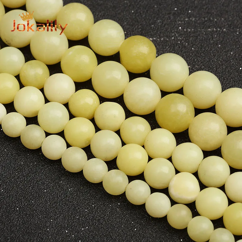 Natural Lemon Yellow Jades Stone Beads for Jewelry Making Round Loose Beads Diy Bracelets Necklace Accessories 4/6/8/10/12mm 15"
Natural Lemon Yellow Jades Stone Beads for Jewelry Making Round Loose Beads Diy Bracelets Necklace Accessories 4/6/8/10/12mm 15"