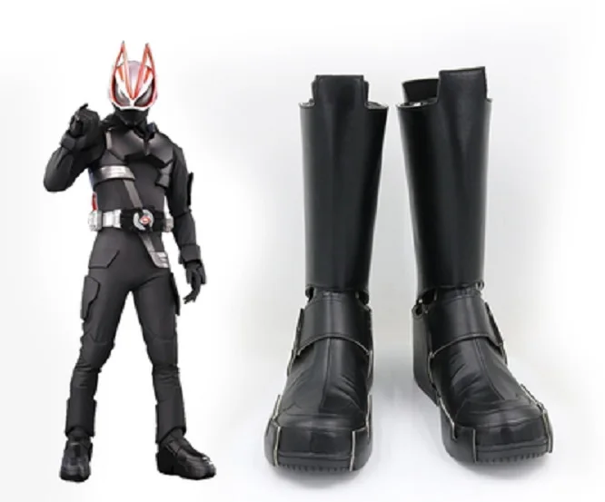 KAMEN RIDER GEATS Cosplay Boots Black PU Leather Shoes Men Halloween Carnival Shoes
KAMEN RIDER GEATS Cosplay Boots Black PU Leather Shoes Men Halloween Carnival Shoes