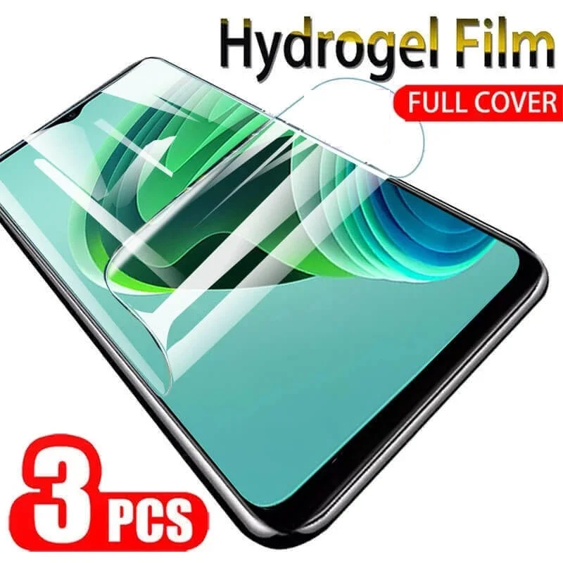 

3Pcs Hydrogel Film For Xiaomi Redmi Note 11 10 9S 9 8 7 Pro 9A Screen Protector For Xiaomi Mi 11T 10T 9T Poco X3 Pro Not Glass