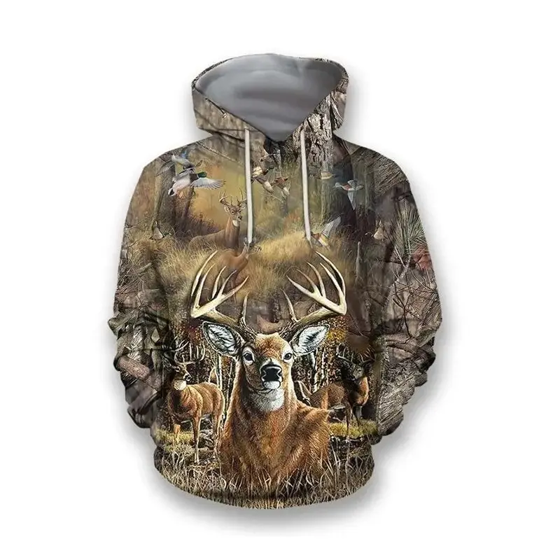 Men Streetwear Hooded Shirts Tops Couples DEER HUNTING 3D Printed Sweatshirt Hoodies Women Animal Hoody Pullover Clothes
Men Streetwear Hooded Shirts Tops Couples DEER HUNTING 3D Printed Sweatshirt Hoodies Women Animal Hoody Pullover Clothes