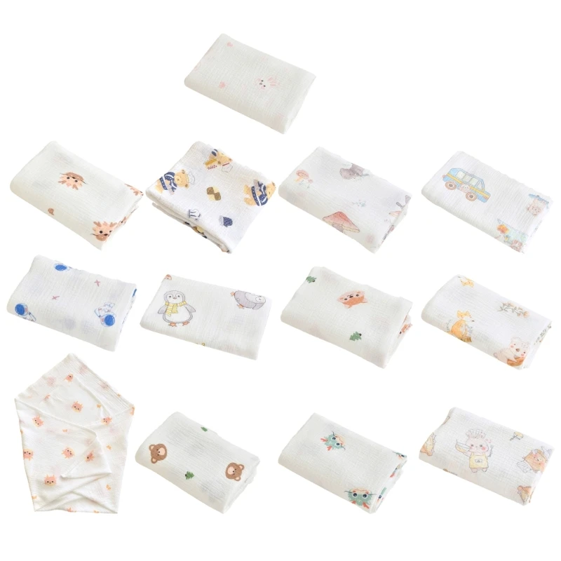 

Baby Swaddles Blanket Toddlers Hospital Receiving Blankets Cotton Newborn Quilts Bathing Towel for Infant Boy and Girls