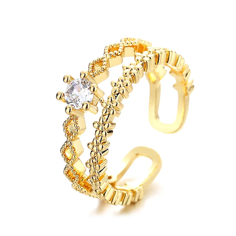 New Simple Silver Color Flowers Open Rings for Women Fashion Sparkling White Jewelry Elegant Hollow Wedding Party Accessories
New Simple Silver Color Flowers Open Rings for Women Fashion Sparkling White Jewelry Elegant Hollow Wedding Party Accessories