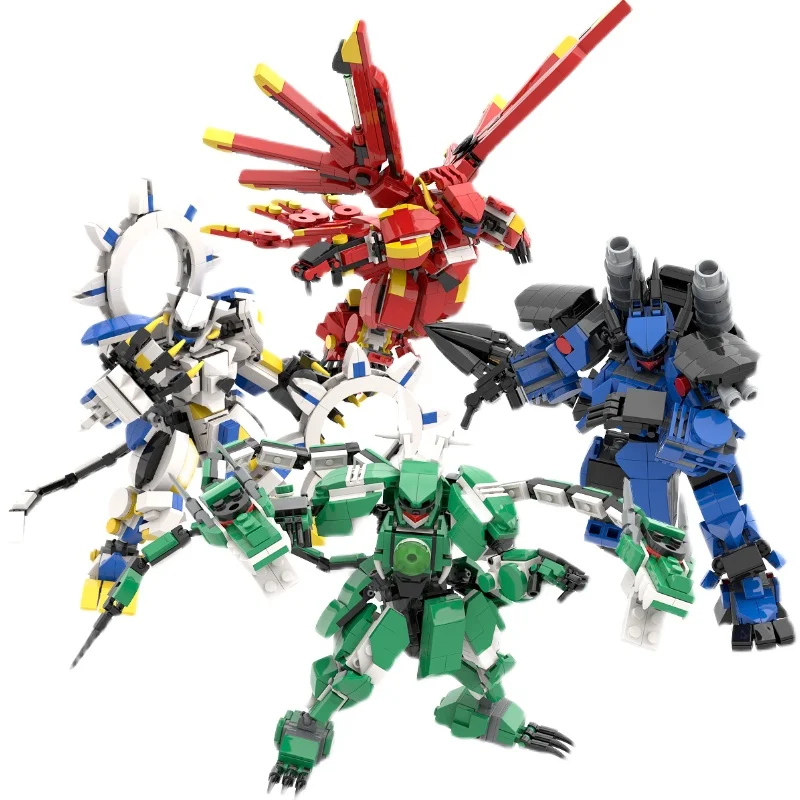 4 типа DIY STEM MOC мифический зверь Mecha модель мелкие частицы строительные блоки игрушки
4 типа DIY STEM MOC мифический зверь Mecha модель мелкие частицы строительные блоки игрушки