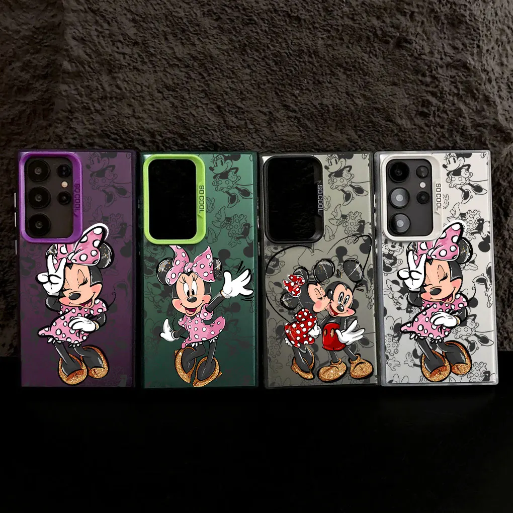 S25 Case For Samsung S25 S24 Ultra Carcasa For Galaxy S23 S22 S21 FE S20 Ultra Plus Disneys Minnie Mouse Shockproof Phone Cover S25 Case For Samsung S25 S24 Ultra Carcasa For Galaxy S23 S22 S21 FE S20 Ultra Plus Disneys Minnie Mouse Shockproof Phone Cover