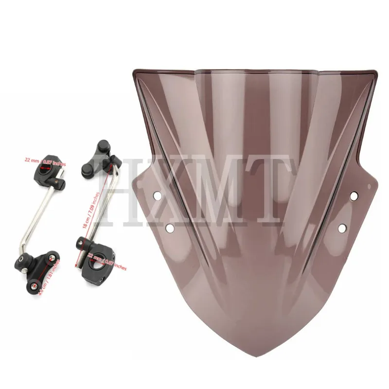 Windshield Windscreen & adjustable bracket For Yamaha FZ6 FZ1 FZ8 FZ8N FZ 1 6 8 XJ6 MT125 MT-01 MT 01 07 09 03 10 MT03 MT09 MT07
Windshield Windscreen & adjustable bracket For Yamaha FZ6 FZ1 FZ8 FZ8N FZ 1 6 8 XJ6 MT125 MT-01 MT 01 07 09 03 10 MT03 MT09 MT07