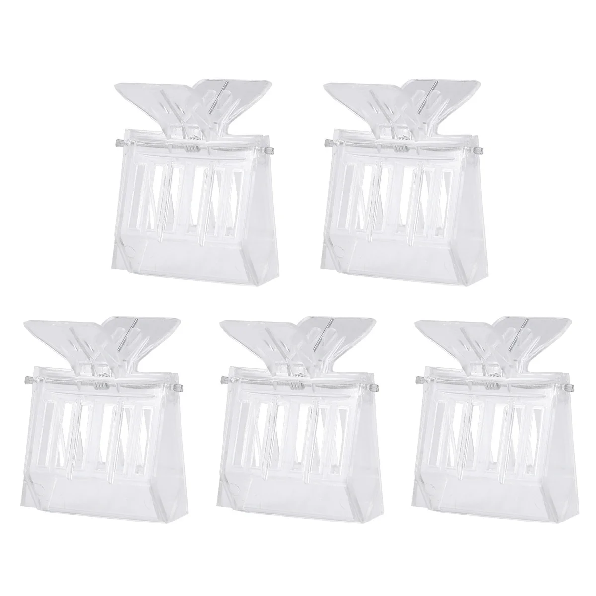 5/6/10pcs Plastic Queen Bee Cage Catcher Clips Queen Bee Clip Queen Bee Cage Catcher Queen Clips For Beekeeping Transparent
5/6/10pcs Plastic Queen Bee Cage Catcher Clips Queen Bee Clip Queen Bee Cage Catcher Queen Clips For Beekeeping Transparent