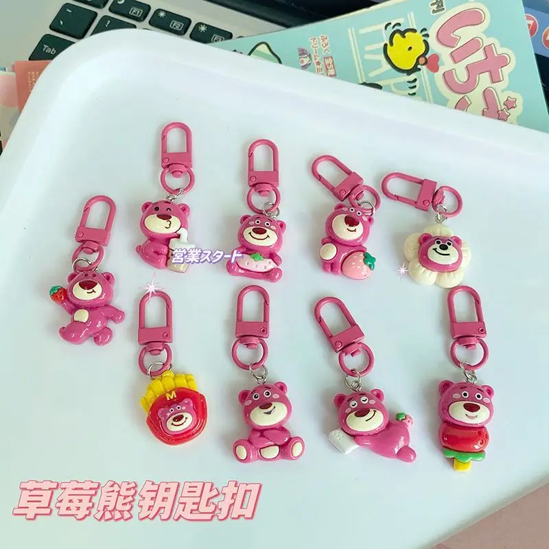 Genuine Sanrio Kitty Kawaii Strawberry Bear Keychain Fresa Anime Cute Cartoon New Versatile Hanging Accessories Bags Pendant
Genuine Sanrio Kitty Kawaii Strawberry Bear Keychain Fresa Anime Cute Cartoon New Versatile Hanging Accessories Bags Pendant