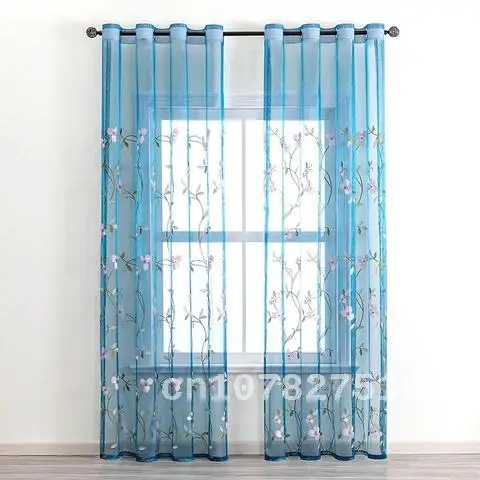 BILEEHOME-Embroidered Floral Tulle Curtain, Window Curtains, Living Room, Bedroom, Pastoral Tulle Curtains, Drapes
BILEEHOME-Embroidered Floral Tulle Curtain, Window Curtains, Living Room, Bedroom, Pastoral Tulle Curtains, Drapes