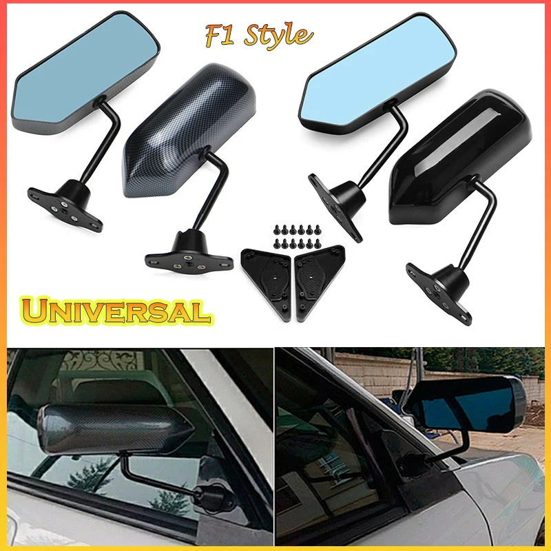 A Pair Car Door Side Wing Rear View Mirror F1 Style Universal Rearview Mirror Replacement For Most Car For Caddy
A Pair Car Door Side Wing Rear View Mirror F1 Style Universal Rearview Mirror Replacement For Most Car For Caddy