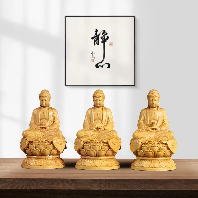 10-сантиметровая фотолаборатория, три Buddhas, резьба по дереву, орнамент из цельной древесины
10-сантиметровая фотолаборатория, три Buddhas, резьба по дереву, орнамент из цельной древесины