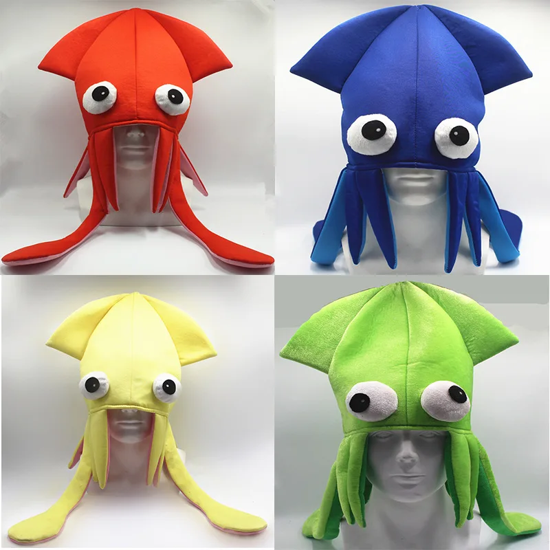 Four-color Velvet Squid Octopus Hats Christmas Easter Dance Performance Party Props Cos Accessory Novelty Toy Funny Hat
Four-color Velvet Squid Octopus Hats Christmas Easter Dance Performance Party Props Cos Accessory Novelty Toy Funny Hat