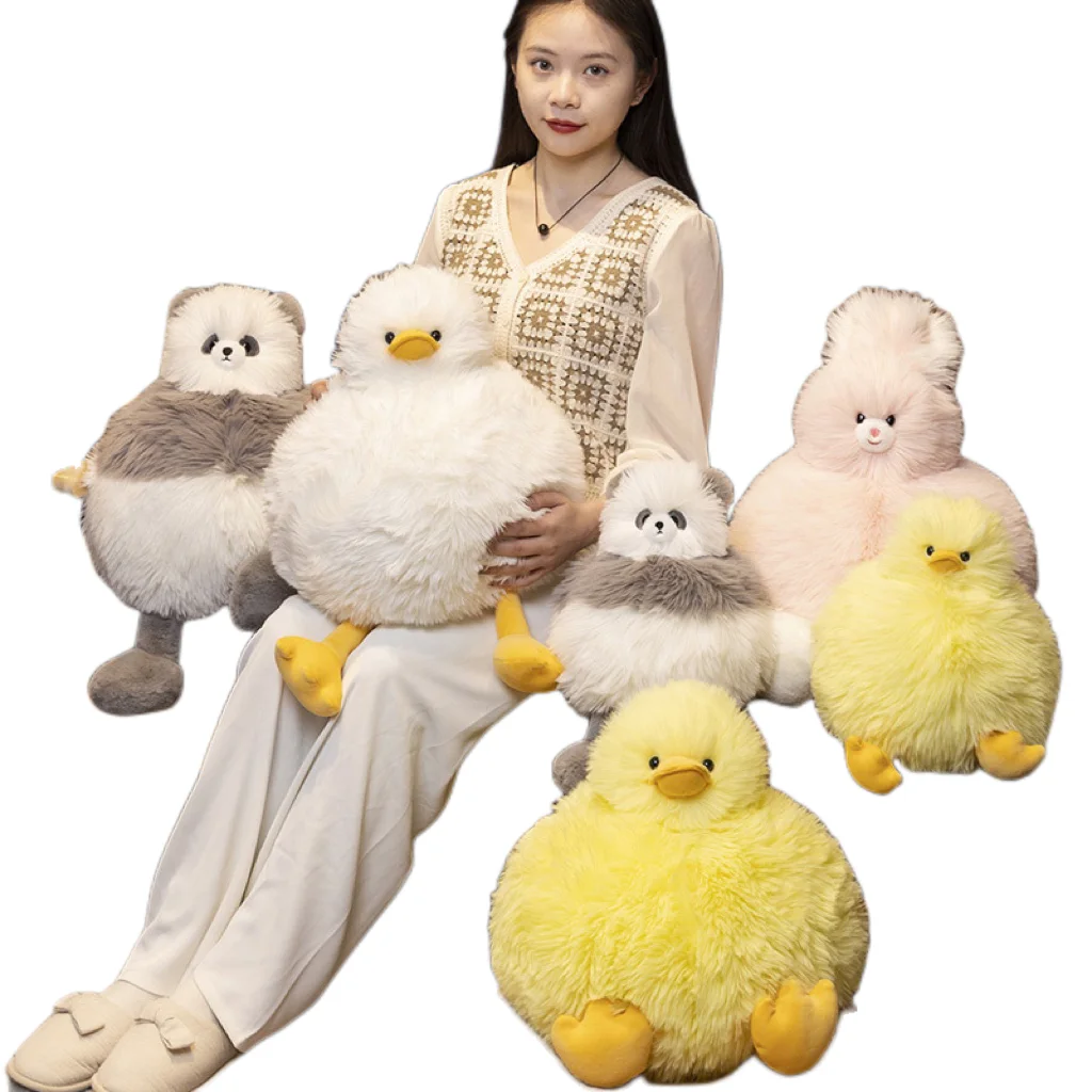 Новые милые оригинальные пушистые плюшевые игрушки, мягкая желтая утка, стандартные куклы, детские подарки на день рождения для девочек
Новые милые оригинальные пушистые плюшевые игрушки, мягкая желтая утка, стандартные куклы, детские подарки на день рождения для девочек