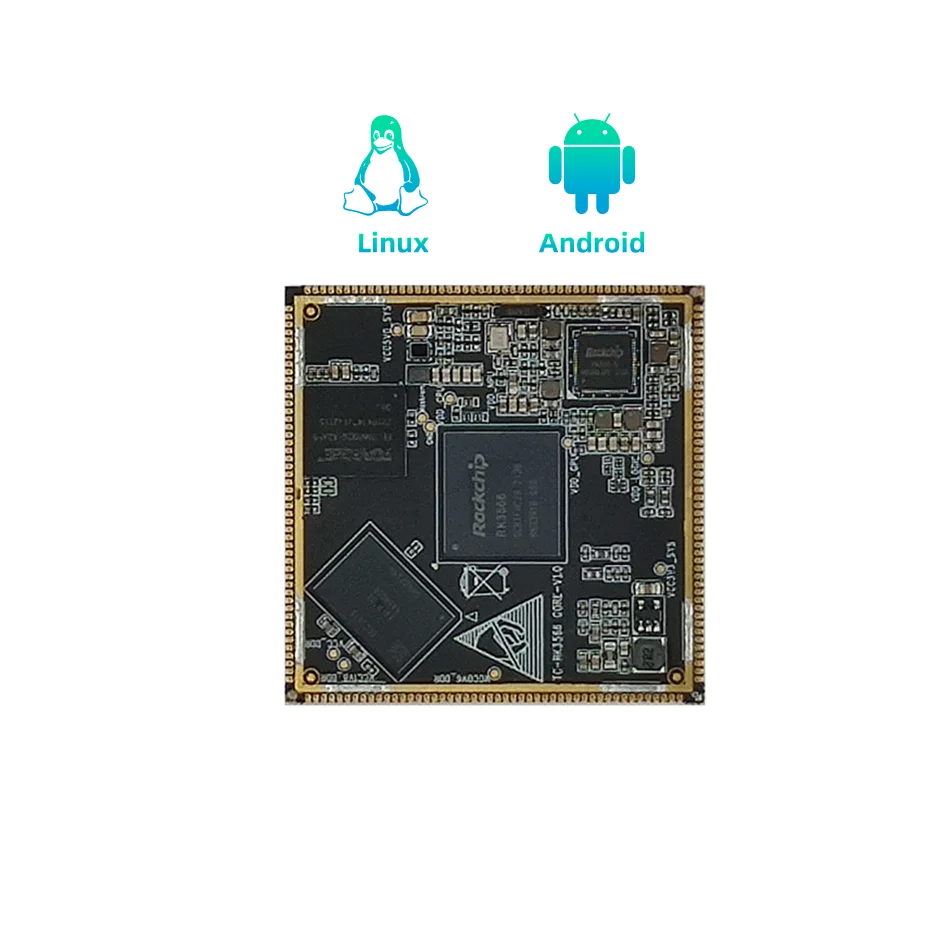 

RK3566 Core Board 4K Android11.0 Quad Core Cortex A55 Rockchip ARM SOM Linux Модуль платы для торговых автоматов ТВ приставки планшетного ПК