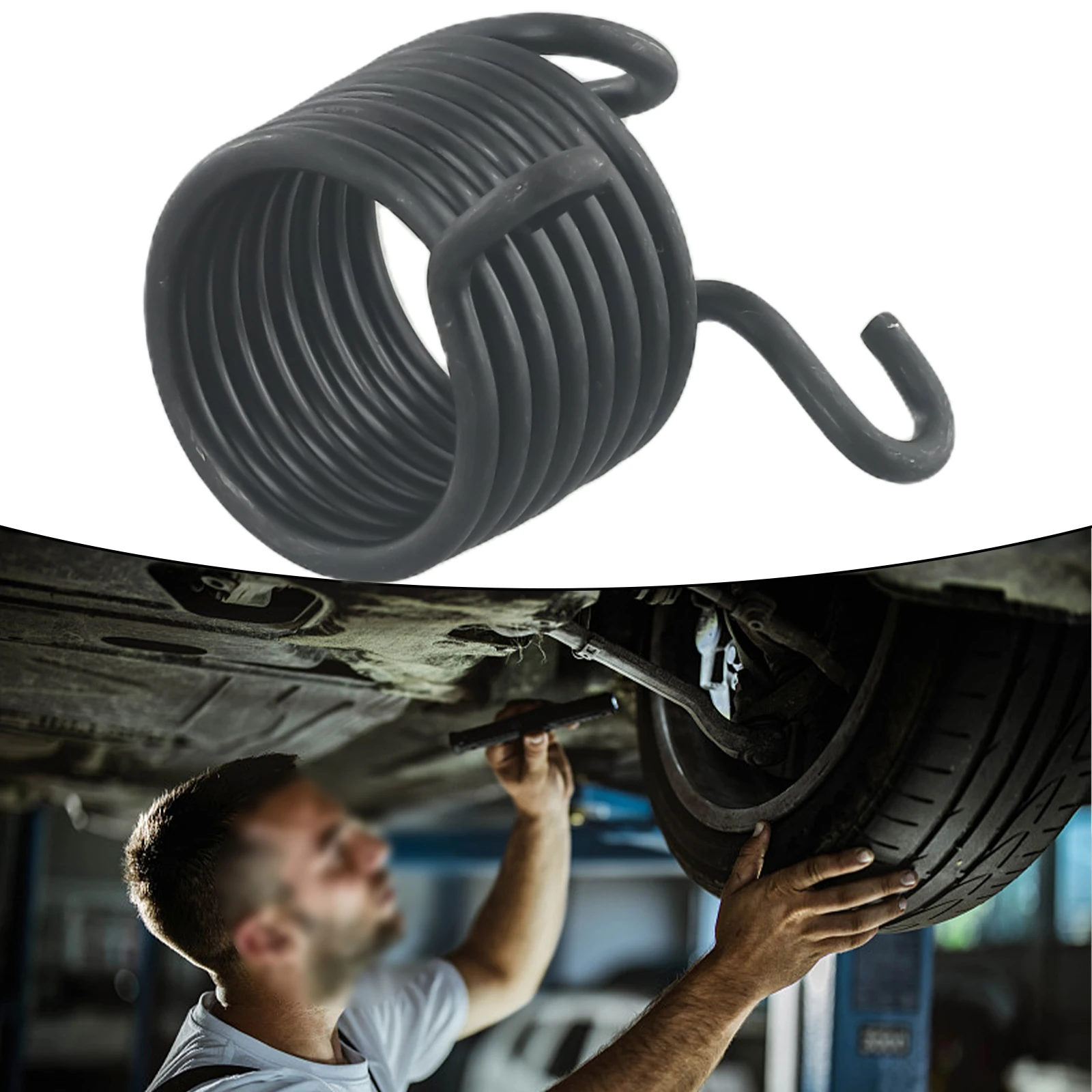 Air Hammer Retaining Spring, Cushioning Function, Stable Performance, Convenient Replacement, Black Color, 8 Turns
Air Hammer Retaining Spring, Cushioning Function, Stable Performance, Convenient Replacement, Black Color, 8 Turns