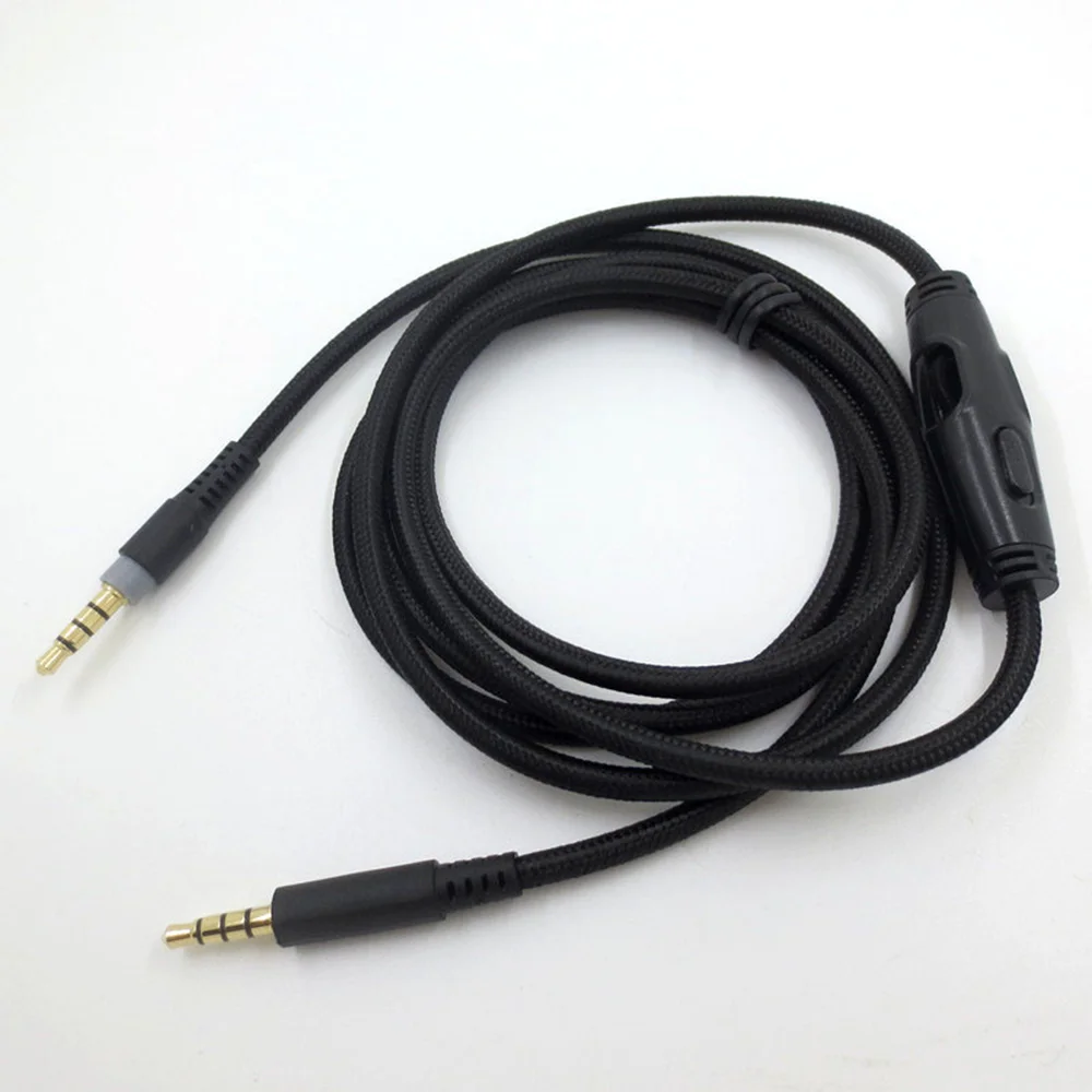 Braided Replacement Cable Extension Cord With Volume Control Mic Mute For Kingston HyperX Cloud Alpha Mix Gaming Headsets Braided Replacement Cable Extension Cord With Volume Control Mic Mute For Kingston HyperX Cloud Alpha Mix Gaming Headsets