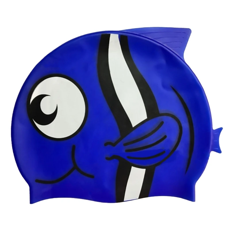 H8WC Kids Swim Cap Cartoon Fish Shape Swimming Cap Durable Silicone Swimming Hats
H8WC Kids Swim Cap Cartoon Fish Shape Swimming Cap Durable Silicone Swimming Hats