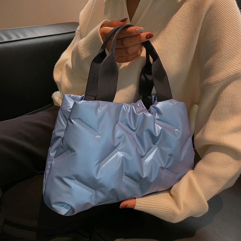 Autumn Winter Top-handle Bag Casual Women Down Cotton Handbag Soft Fashion Warm Large Capacity Solid Color for Girls Shopping 7 Mallzona S93dcefd8b51c42a8be619b5c57c991e5f Autumn Winter Top-handle Bag Casual Women Down Cotton Handbag Soft Fashion Warm Large Capacity Solid Color for Girls Shopping Mallzona