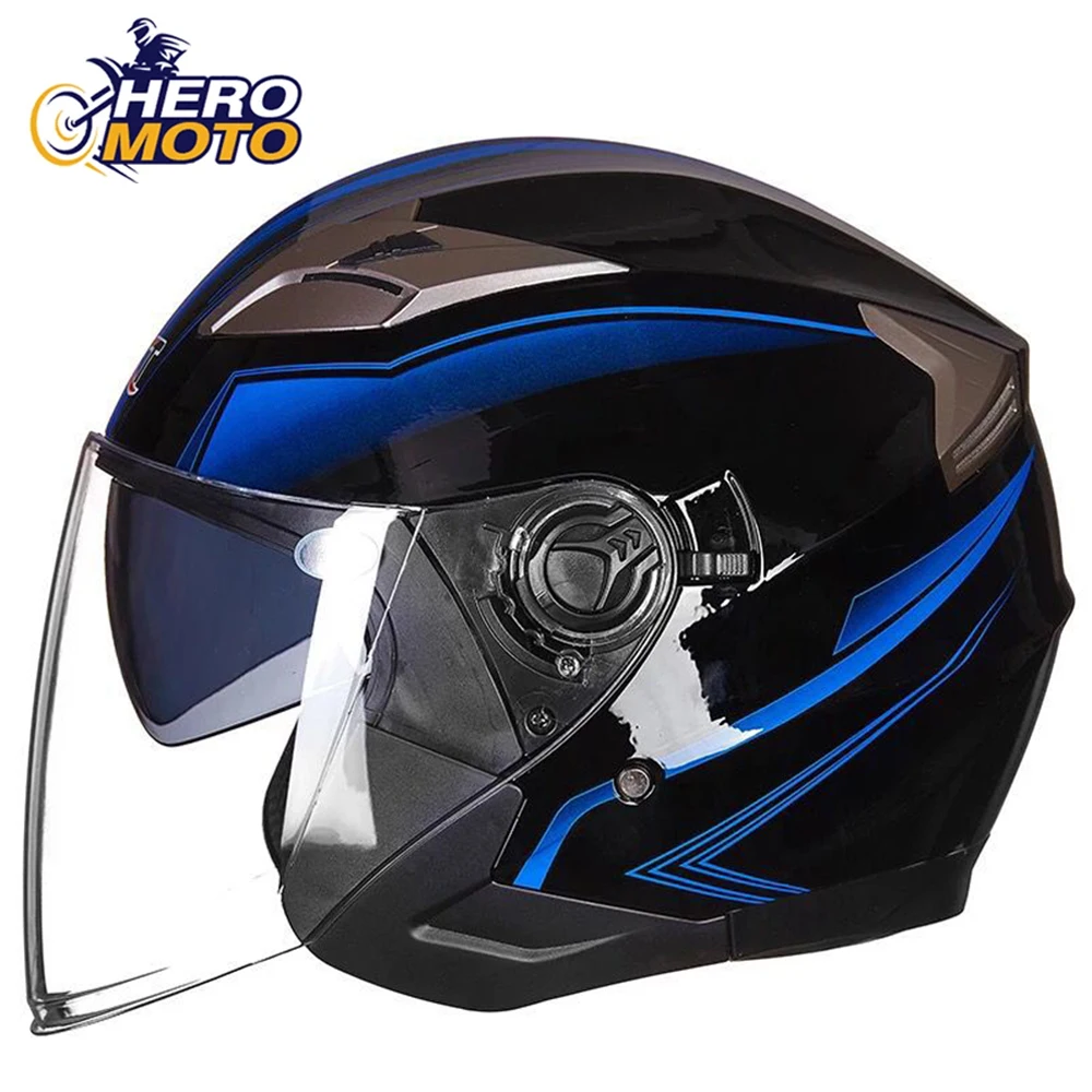 Men's Motorcycle Helmet Casco Moto Half Face Double Lens Helmets Four Seasons Capacete De Moto Protection Motorcycle Accessories
Men's Motorcycle Helmet Casco Moto Half Face Double Lens Helmets Four Seasons Capacete De Moto Protection Motorcycle Accessories