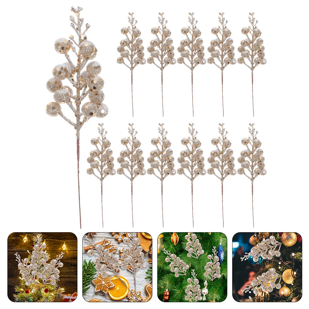 Artificial Berry Stems Xmas Glitter Christmas Picks for Scrapbooking Diy Christmas Wreath Christmas Party Home Decoration
Artificial Berry Stems Xmas Glitter Christmas Picks for Scrapbooking Diy Christmas Wreath Christmas Party Home Decoration