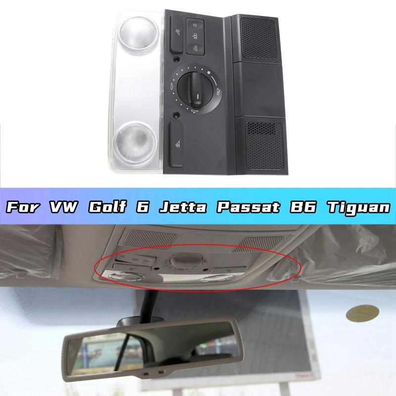 3TD947133 Black Car Interior Reading Light Dome Lamp Light Switch For VW Golf 6 Jetta Passat B6 Tiguan 1KD947133 Replacement
3TD947133 Black Car Interior Reading Light Dome Lamp Light Switch For VW Golf 6 Jetta Passat B6 Tiguan 1KD947133 Replacement