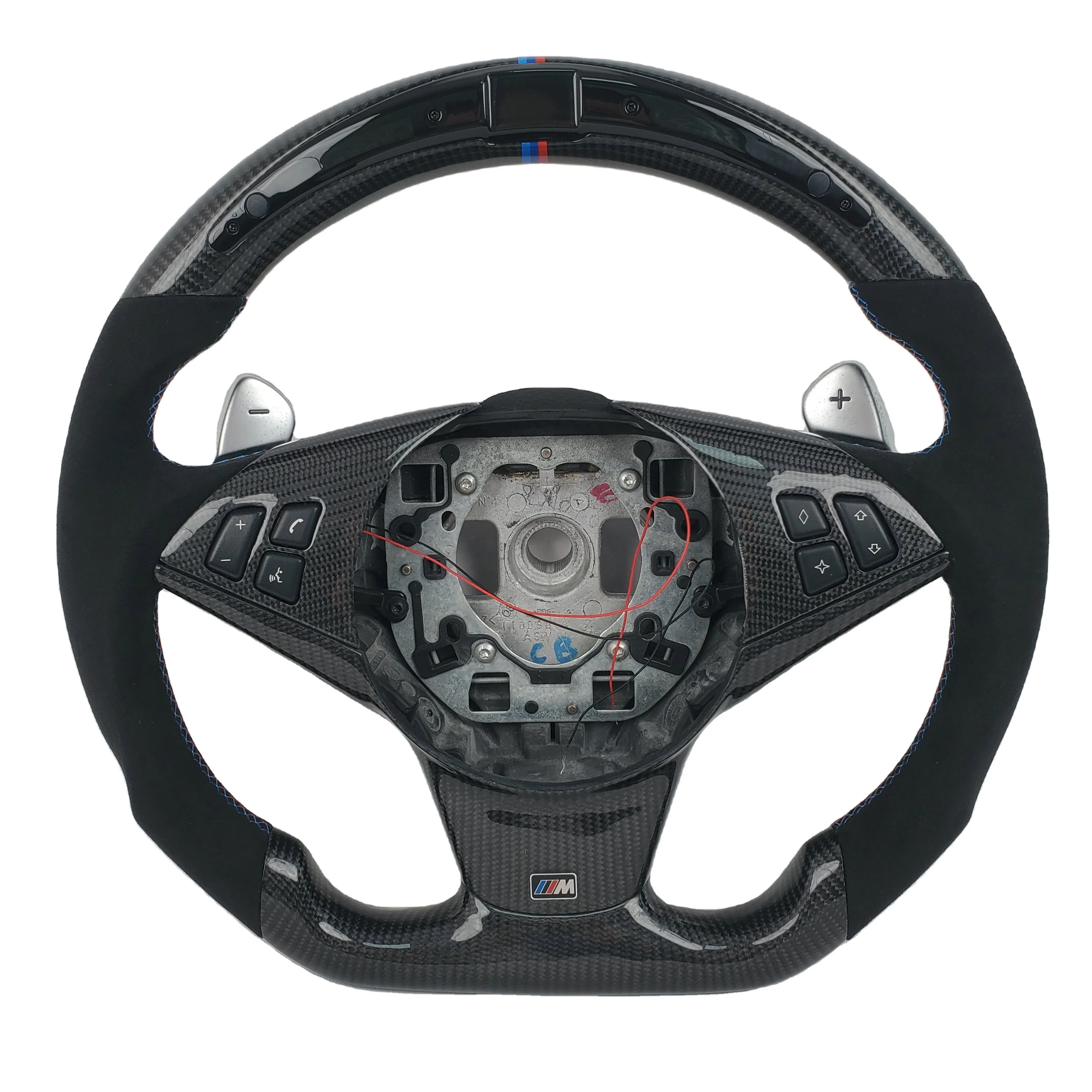 

For E63 M6 Carbon Fibre Auto Parts Premium Custom Real Carbon Fiber Steering Wheel