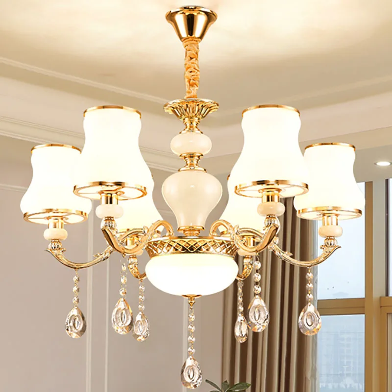 

Роскошная дизайнерская Люстра для гостиной, Потолочная Подвесная лампа, Женская декоративная светодиодная лампа для дома