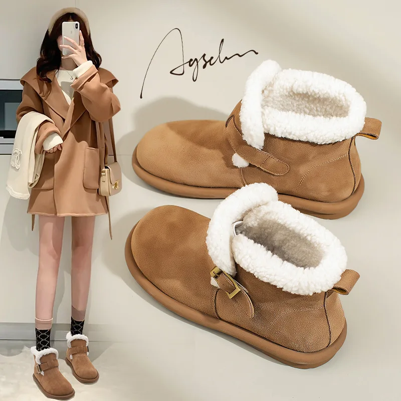 Women Winter Shoes Genuine Leather Ankle Snow Boots 2023 New Fashion High Top Wearm Fur Snow Shoes Padded Boots for Women
Women Winter Shoes Genuine Leather Ankle Snow Boots 2023 New Fashion High Top Wearm Fur Snow Shoes Padded Boots for Women