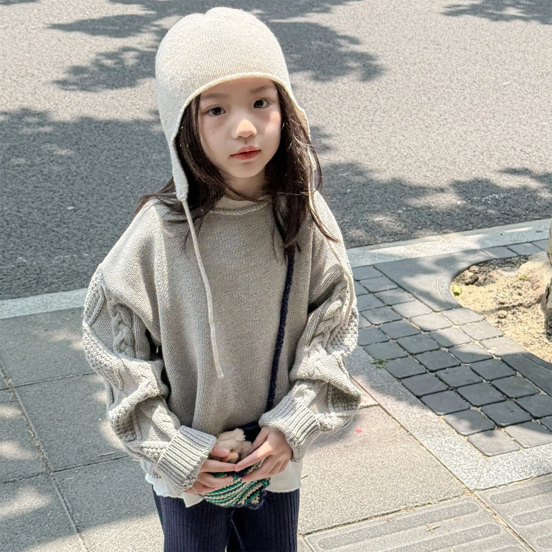 2025 Autumn New Children Long Sleeve Knit Sweater Solid Baby Pullover Girls Loose Sweater Kids Knitted Tops Toddler Clothes 10 S93e199c5df034df7bfd64f0515d1183fX