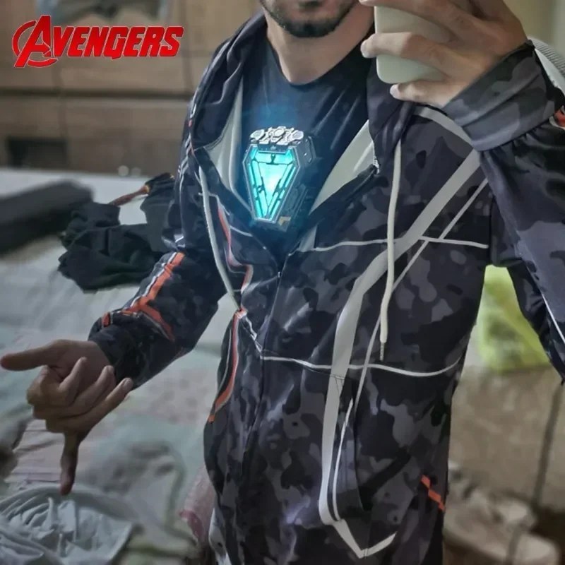 

Marvel Avengers 4 Mk50 Iron Man Reactor 1:1 Wearable Chest Light Arc Reactor Tony Stark Heart Of Mark Figure Led Model Kids Gift