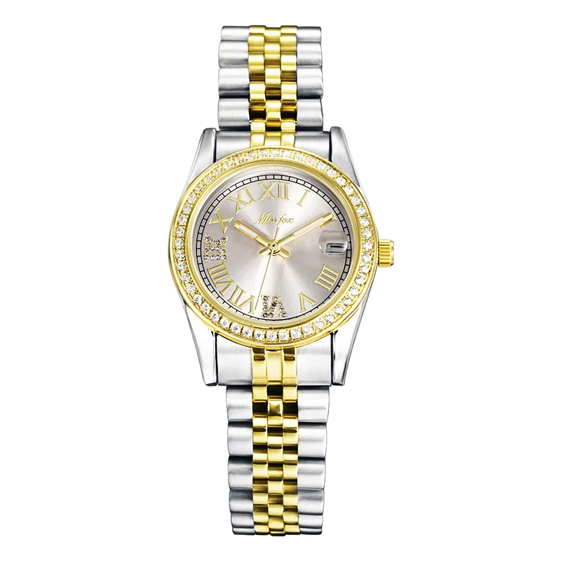 MISSFOX 2023 New Fashionable And Minimalist Temperament Diamond Inlaid Luminous Steel Women's Wrist Watch
MISSFOX 2023 New Fashionable And Minimalist Temperament Diamond Inlaid Luminous Steel Women's Wrist Watch