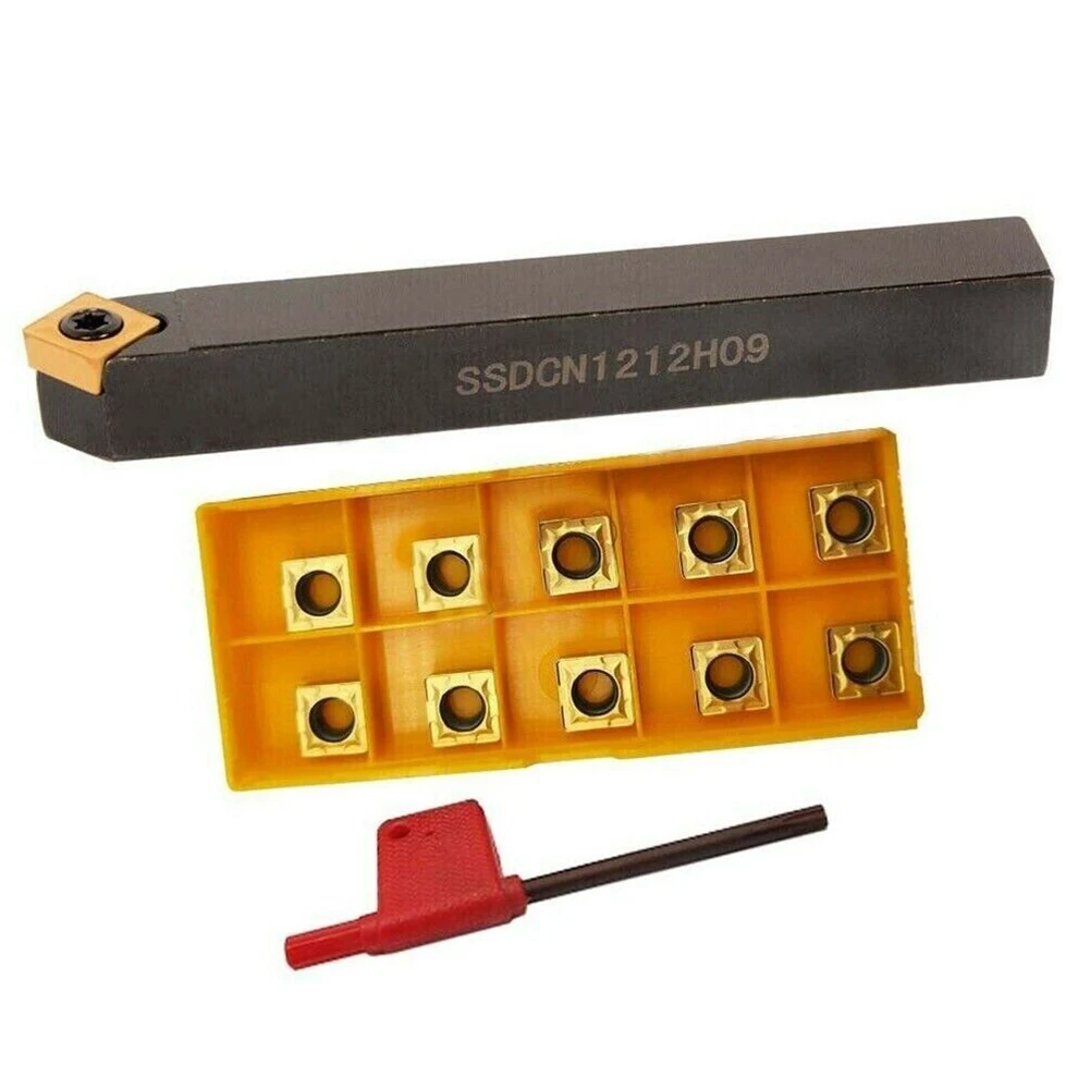 SCMT09T308 Carbide Insert SSDCN1212H09 Tool Holder 12mm Shank 45 Degree External Turning Tool Holder Workshop Metal Cutting
SCMT09T308 Carbide Insert SSDCN1212H09 Tool Holder 12mm Shank 45 Degree External Turning Tool Holder Workshop Metal Cutting