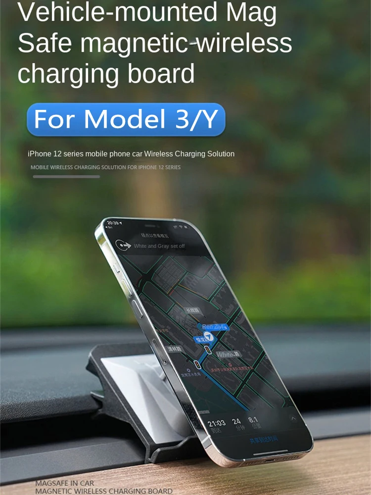

5 Вт Qi магнитные беспроводные зарядные устройства для iPhone 13 12 Автомобильный магнитный держатель для телефона быстрая зарядная станция Беспроводное зарядное устройство Прямая поставка
