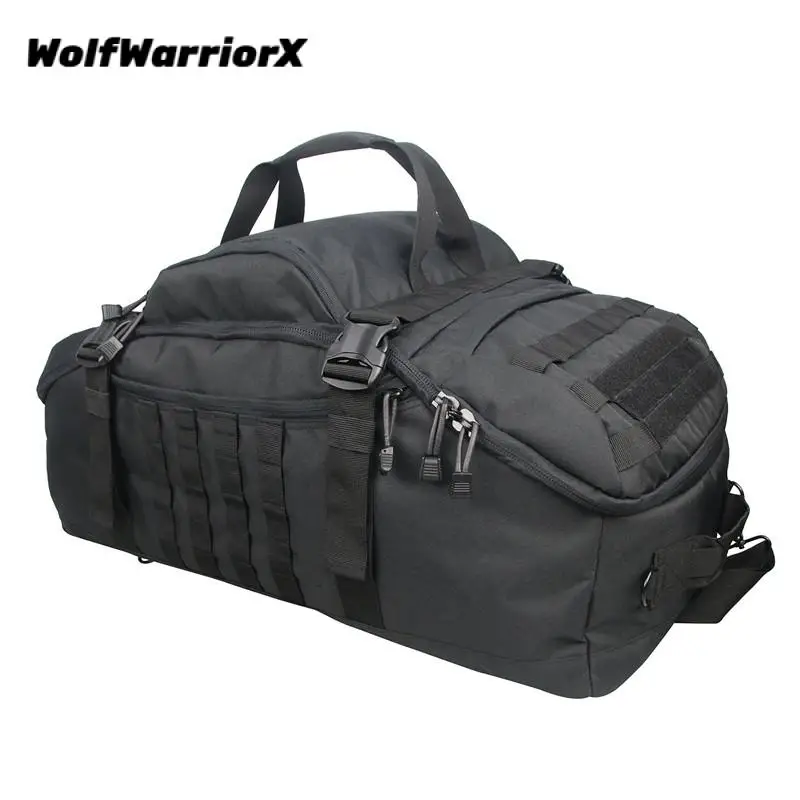 

40L Gym Bag Camping Backpack Tactical Military Molle Army Bags Outdoor Sports Men Handbags Large Duffle Travel Bag Waterproof