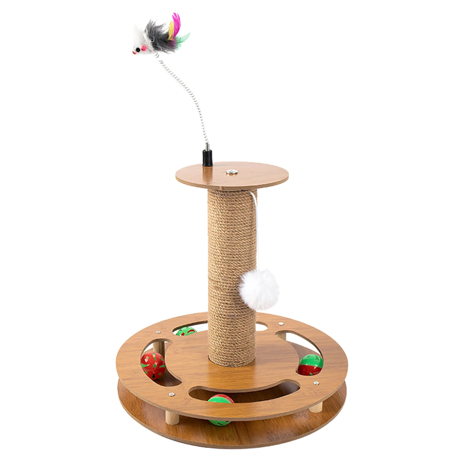 4 In 1 Cat Scratching Post Interactive Cat Scratcher Spring Cat Toy Fun Pet Training Toy Sisal Rope Cat Scratcher For Indoor
4 In 1 Cat Scratching Post Interactive Cat Scratcher Spring Cat Toy Fun Pet Training Toy Sisal Rope Cat Scratcher For Indoor