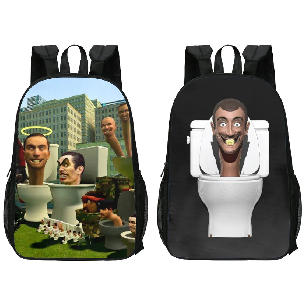 3D Game New Product Skibidi Toilet Toilet Man Double-sided Printing Backpack Primary and Middle School Students Schoolbag
3D Game New Product Skibidi Toilet Toilet Man Double-sided Printing Backpack Primary and Middle School Students Schoolbag