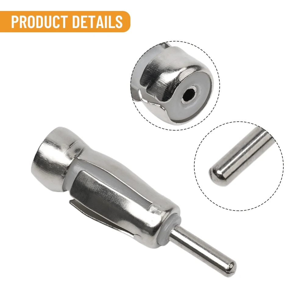 1pc Car Silver Radio Stereo Antenna Adaptor Material Auto ISO To Din Connector Aerial Plug 1x4cm Auto Exterior Parts Aerials Kit
1pc Car Silver Radio Stereo Antenna Adaptor Material Auto ISO To Din Connector Aerial Plug 1x4cm Auto Exterior Parts Aerials Kit