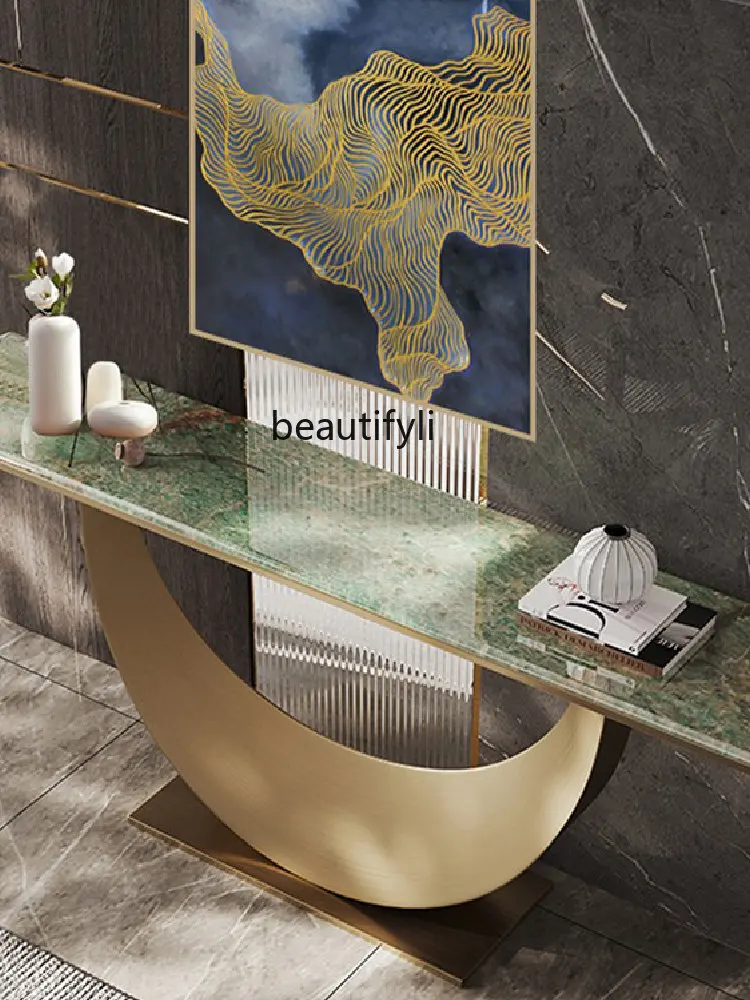 lt Marble Porch Table Entrance Wall Ultra Narrow Console Tables Light Luxury and Simplicity Modern Stone Plate Console Tables
lt Marble Porch Table Entrance Wall Ultra Narrow Console Tables Light Luxury and Simplicity Modern Stone Plate Console Tables