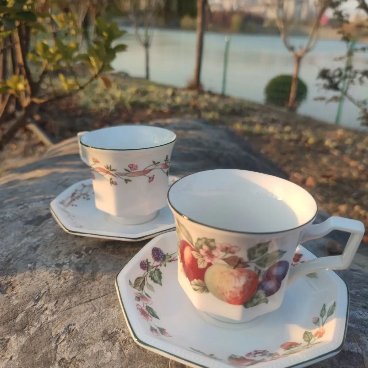 Foreign trade tail octagonal coffee cup and plate, gentle color afternoon tea coffee cup and plate
Foreign trade tail octagonal coffee cup and plate, gentle color afternoon tea coffee cup and plate