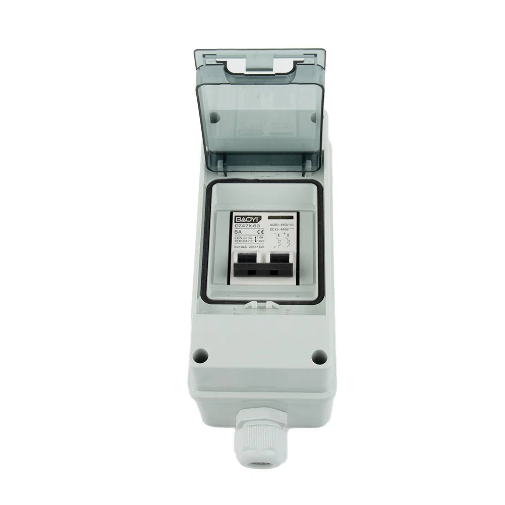Disconnector Circuit Breaker 60A 8.7MM X 2 DC440V IP65 PV Disconnector Solar Energy Waterproof Box Electrical Equipment
Disconnector Circuit Breaker 60A 8.7MM X 2 DC440V IP65 PV Disconnector Solar Energy Waterproof Box Electrical Equipment