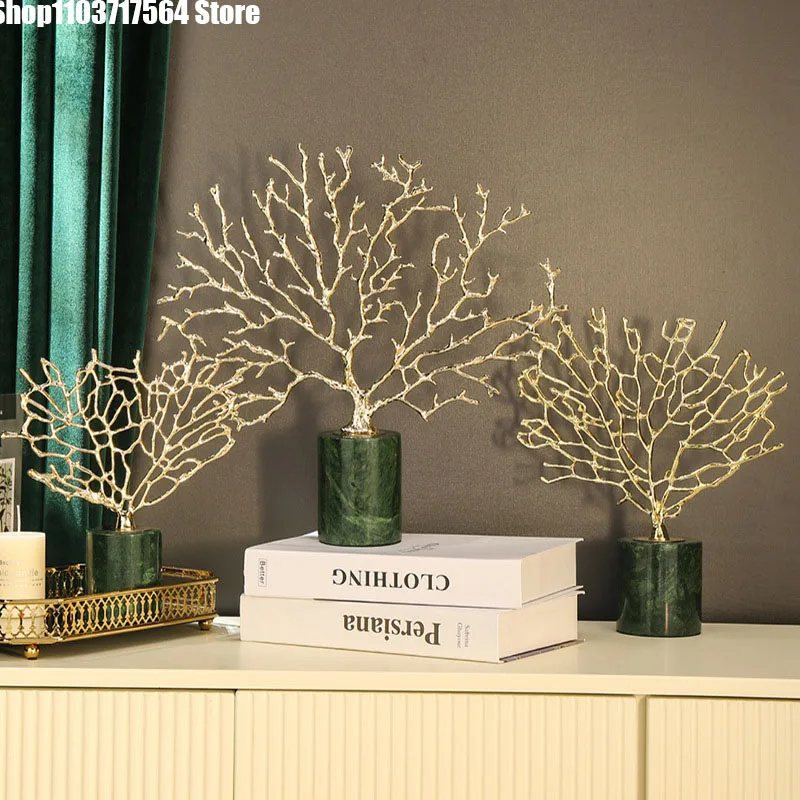 Light luxury Nordic metal coral decoration living room tabletop model room TV cabinet creative home decoration
Light luxury Nordic metal coral decoration living room tabletop model room TV cabinet creative home decoration